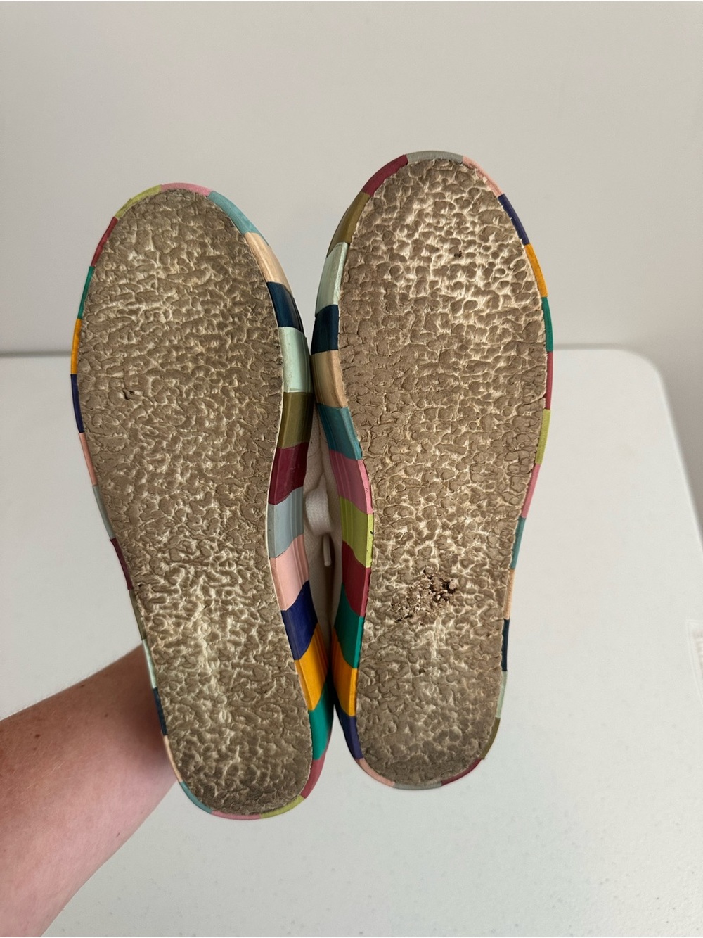 Women’s size 37 Superga 2790 Rainbow Platform Sneakers - Picture 12 of 13
